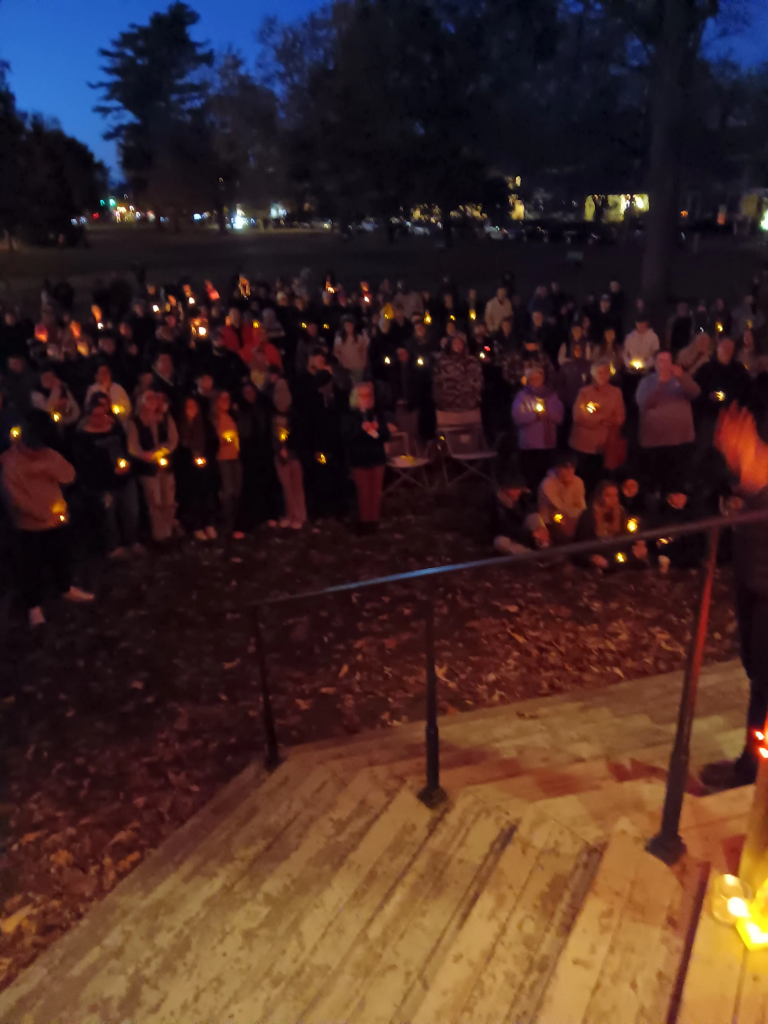 Candlelight Vigil For Anna Hart